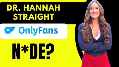 dr hannah straight naked|Hannah Straight : r/realonlyfansreviews